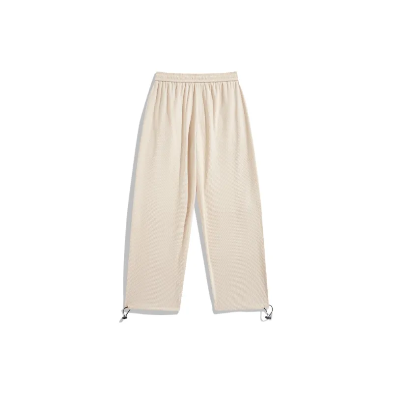 DEERWAY Casual Pants Unisex Black Red-7