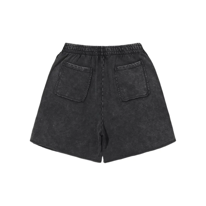 EGO FETCH Casual Shorts Unisex Black-1