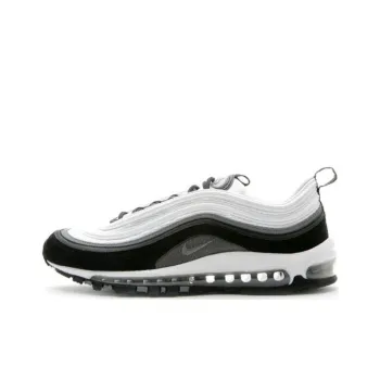 Nike Air Max 97 Anti-Slip Wear-Resistant Low-Top Running Shoes Unisex White