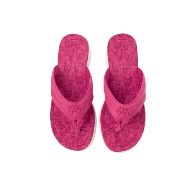 Hush Puppies Slip-Resistant Flip Flops Women's Fuschia-1