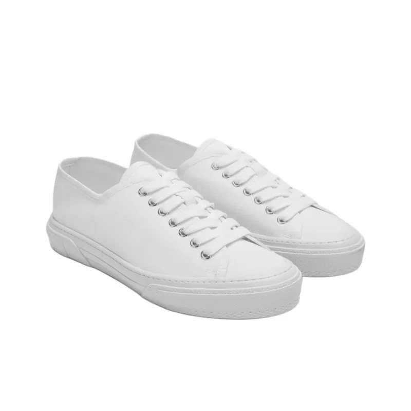 LARDINI Low-Top Skateboard Shoes Men's White-2