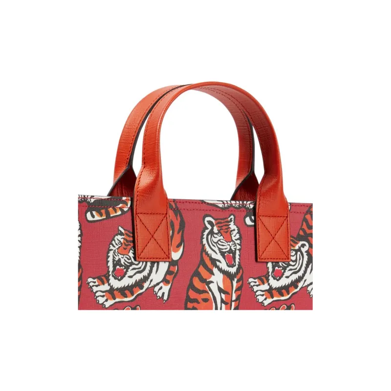 GUCCI Canvas Tote Bag, Shopping Bag, Handbag Kids' Red-3