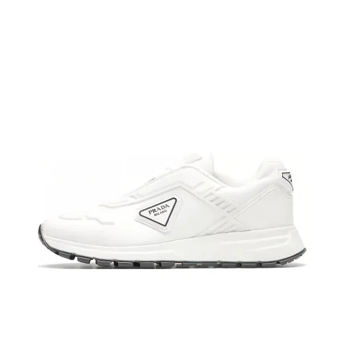 PRADA PRAX 1 Anti-Slip And Wear-Resistant Breathable Low-Top Casual Blanco Men's White