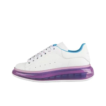 Alexander McQueen Oversized Sneaker 'Transparent Sole White Purple' Women's