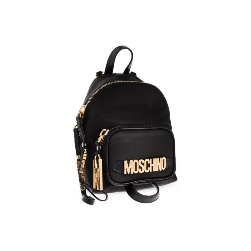 MOSCHINO Cotton Backpack Women's Black-1