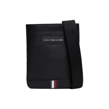 Tommy Hilfiger Polyurethane Shoulder Bag Crossbody Bag Small Size Men's Black