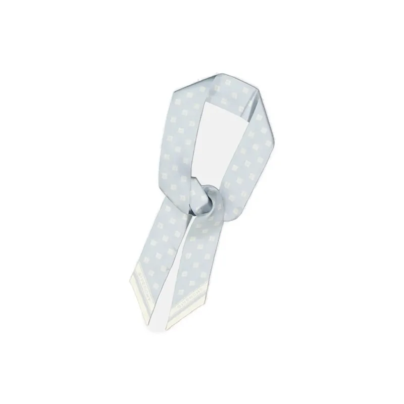 GIVENCHY Silk Silk Scarves Women's Blue-2