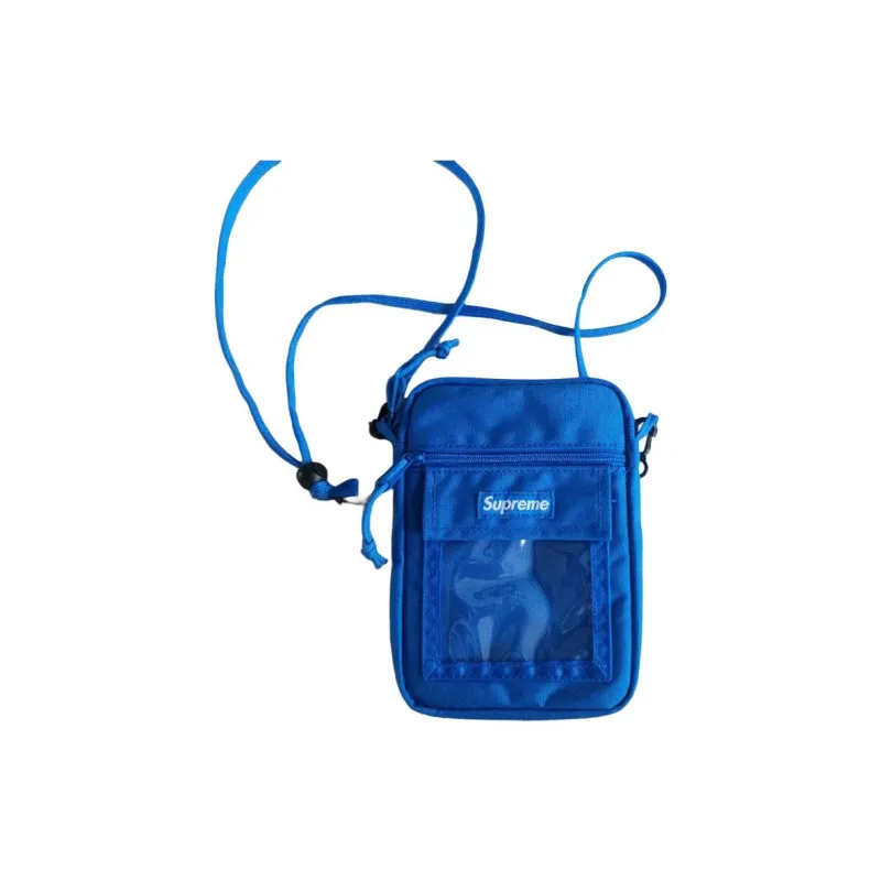 Supreme SS19 Canvas Bag, Shoulder Bag, Crossbody Bag Regular Unisex Blue-2
