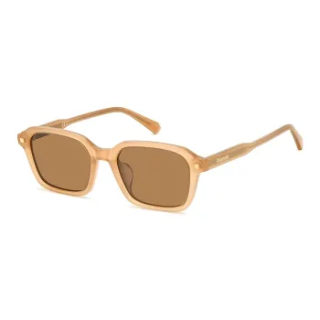 Polaroid Plate Frame Irregular Shape Sunglasses Women's