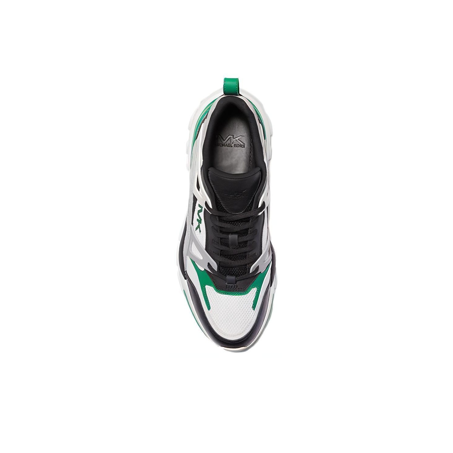 MICHAEL KORS Nicks Casual Shoes Men Low-Top Green White Gray MICHAEL KORS Nicks Casual Shoes Men Low-Top Green White Gray