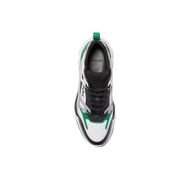MICHAEL KORS Nicks Low-Top Casual Shoes Men's Green White Gray-3