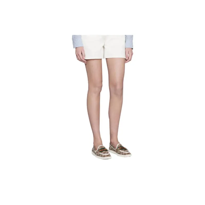 GUCCI Horsebit Flat Shoes Casual Shoes Women's Ebony-5