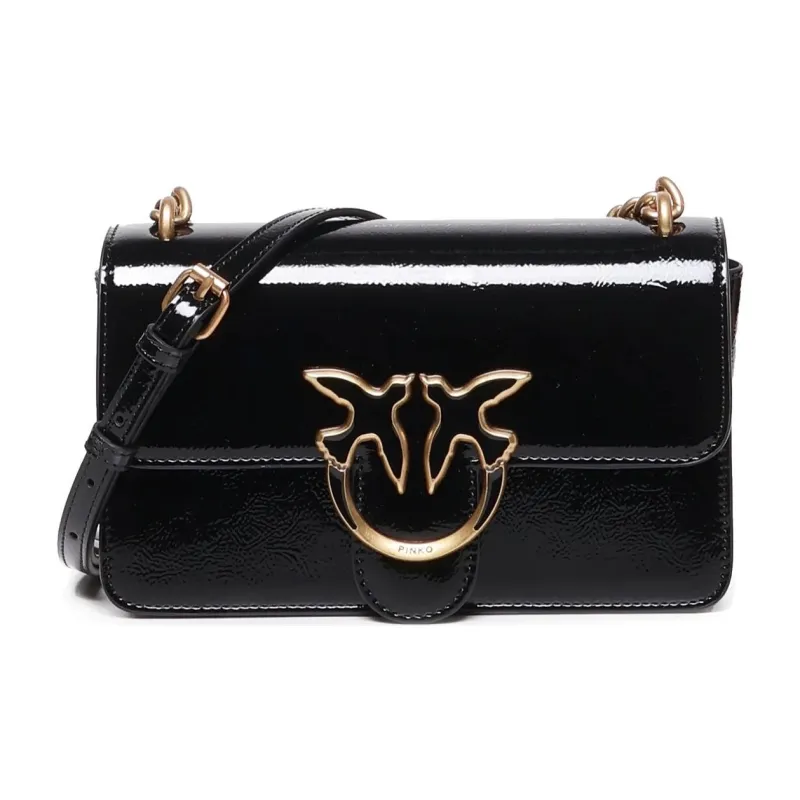 PINKO Love One Logo Plaque Mini Shoulder Bag-0