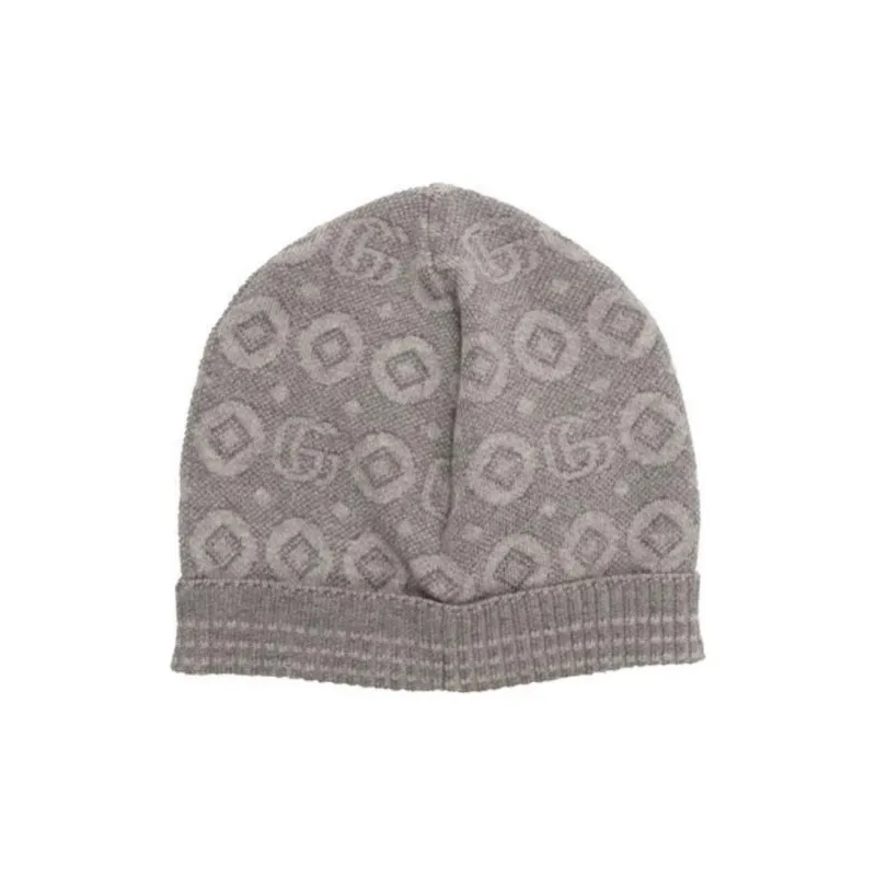 GUCCI Double G Knitted Beanie-1