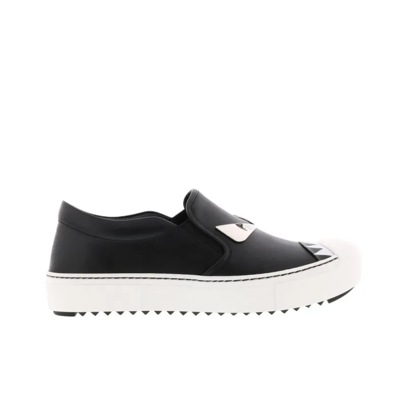 FENDI Bag Bugs Skateboard Shoes Women's Black-1