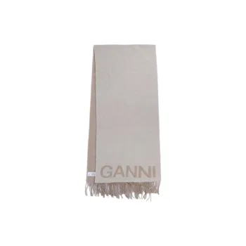 GANNI Fringed Scarf