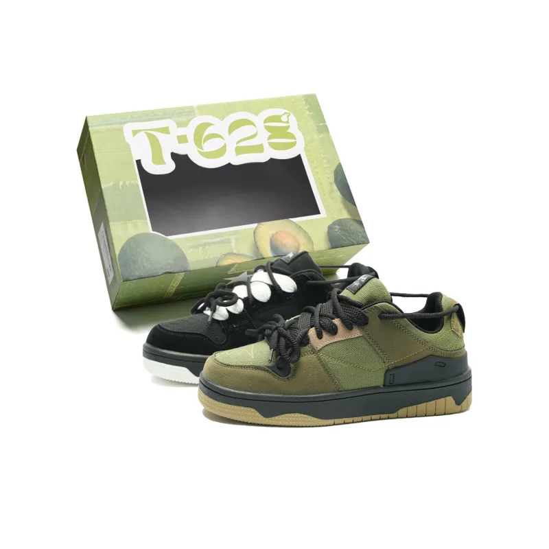 T628 Slip Resistant, Abrasion Resistant, Lightweight, Breathable Low Top Skateboard Shoes Unisex Box Included-13