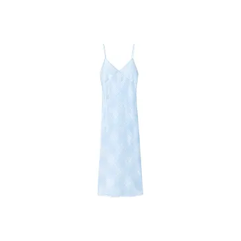 SILKY MIRACLE SS24 Camisoles Nightgowns Women's Blue Plaid Nightgowns