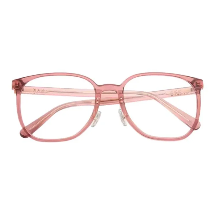 COACH Plate Frame Square Eyeglass Frames Unisex Pink-1