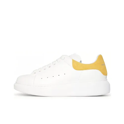 Alexander McQueen Skateboard Shoes Women's Low-Top White/Yellow