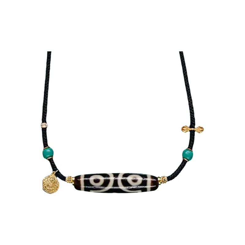 Jade Linmen Agate Necklaces Unisex-0