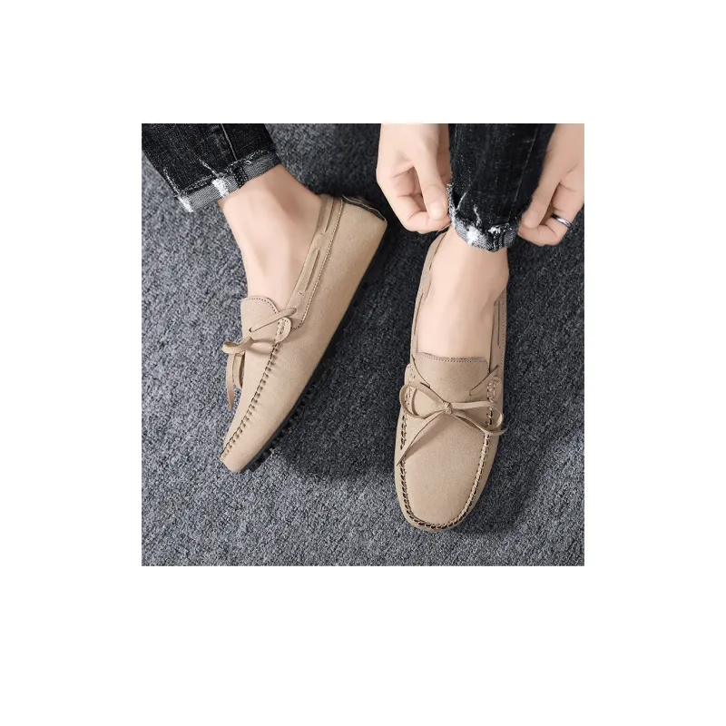 BBMTR Gommino Loafers Men Black/Gray/Red Brown/Blue/Khaki-25