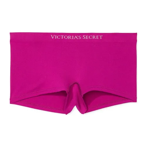 Victoria's Secret Seamless Seamless Boyshort Panty / Utrageous Pink Underpants Women's 1 Pack Vibrant Pink