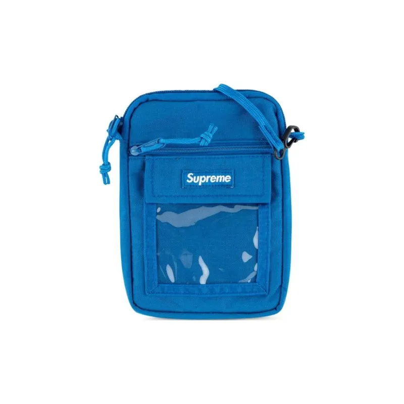 Supreme SS19 Canvas Bag, Shoulder Bag, Crossbody Bag Regular Unisex Blue-3