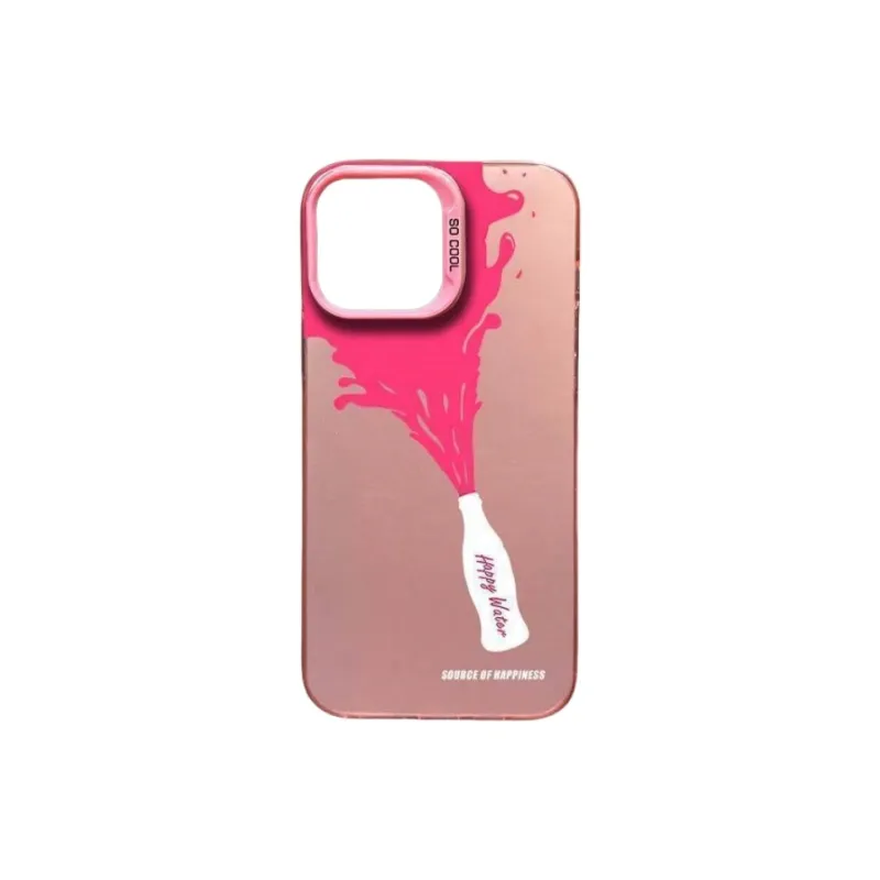 COORUBA Silicone Material Artistic Happy Water Impact-Resistant Advanced Fully Enclosed Phone Cases Apply To Apple-2