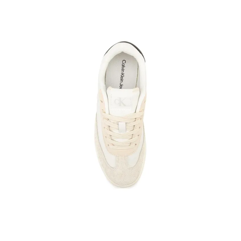 CKJ CALVIN KLEIN JEANS Skateboard Shoes Women's Moon White-3