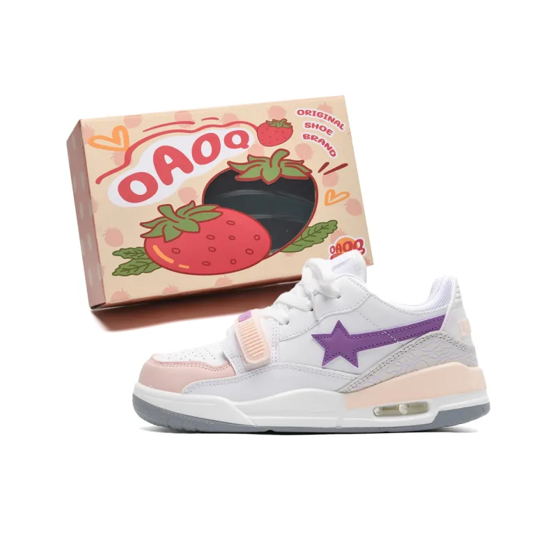 OAOQ Slip-Resistant Low-Top Skateboard Shoes Unisex Box-6