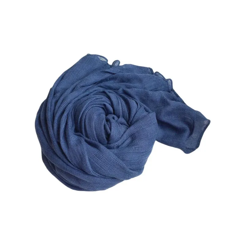 JEANSWEST Polyester Cotton Knit Scarves Unisex-5
