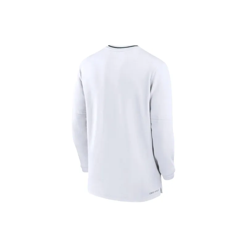 Nike Michigan State Spartans Sideline Coach Men's Nike Dri FIT College 1/2 Zip Long Sleeve Top-1