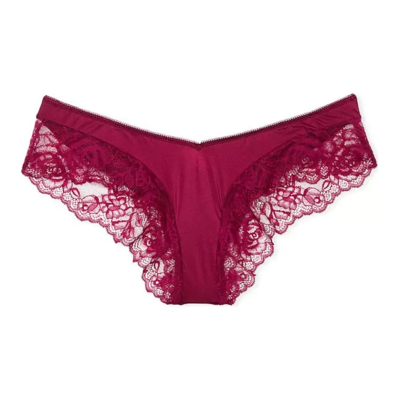 Victoria's Secret Very Sexy Strappy Hardware Cheeky Panty / Ampari Red Underpants Women's 1 Pack Gin Balin Red-0