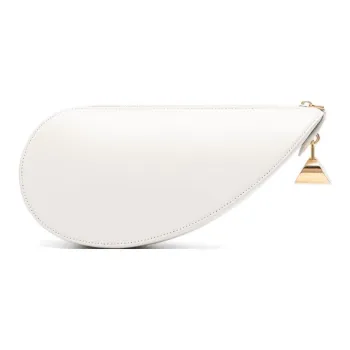 Alaia Goatskin Clutch Women's White