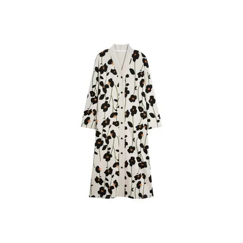 MIIOW Trend Party Series Nightgown Women's White Base Pattern