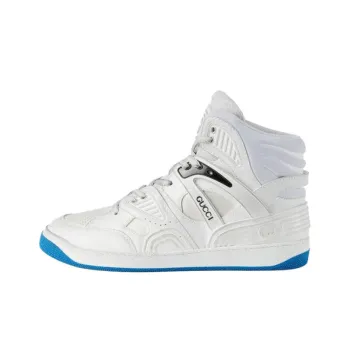GUCCI Basket High Sneaker 'White Blue'