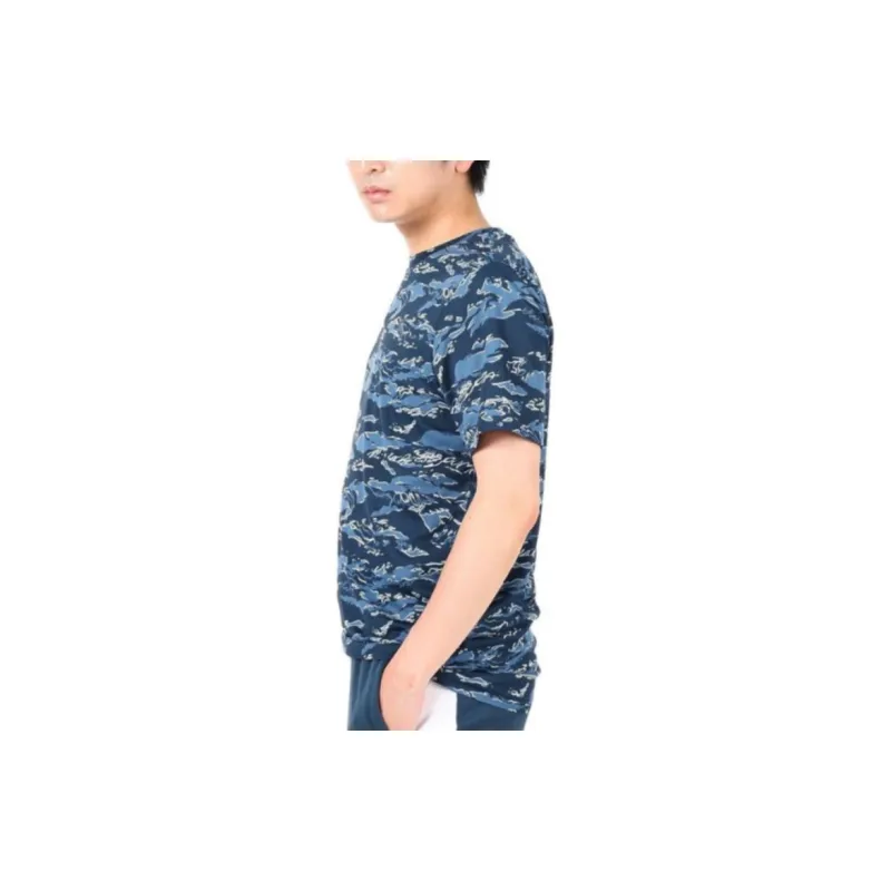 PUMA T Shirts Men Marine Blue-3