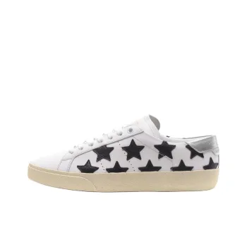 SAINT LAURENT Yves Low-Top Skateboard Shoes Women's Black White