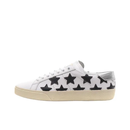 SAINT LAURENT Yves Low-Top Skateboard Shoes Women's Black White
