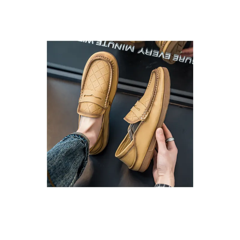 WEISHIBANGWEI Loafers Low Heel Men's-1