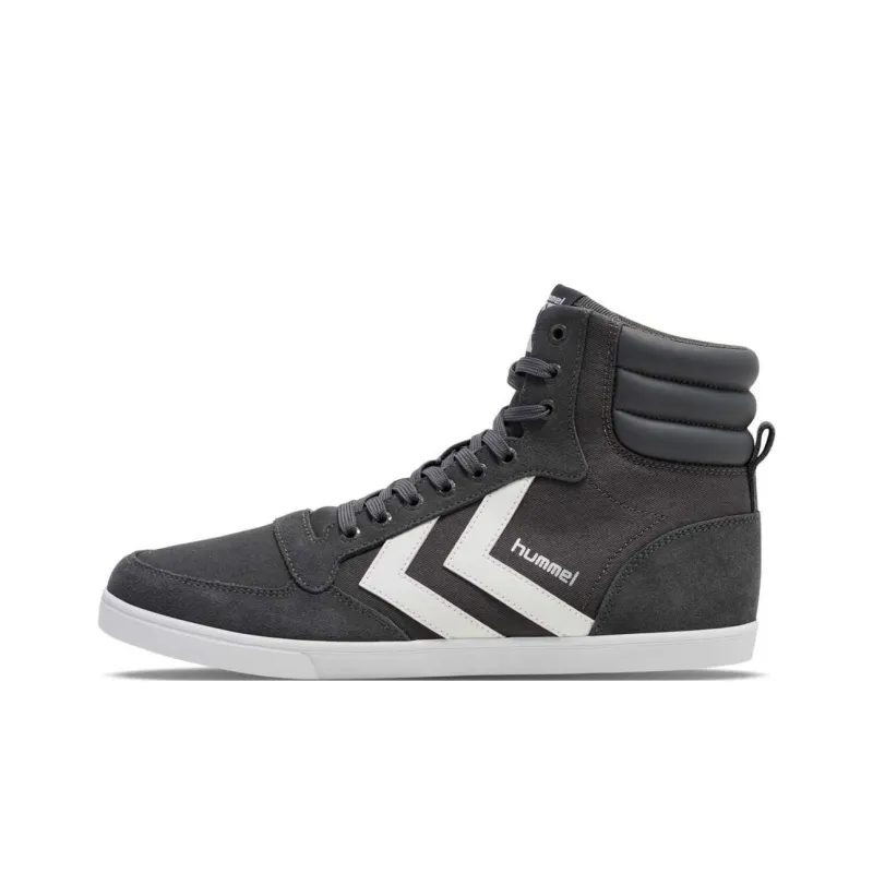 Hummel SLIMMERSTADILHIGH Mid-Top Casual Shoes Men's Black-0