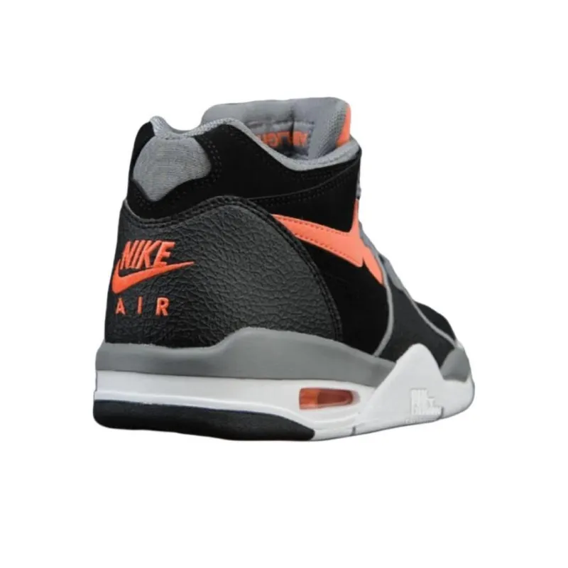 Nike Air Flight 89 Anti-Slip Wear-Resistant Mid-Top Vintage Basketball Shoes Unisex Black-2