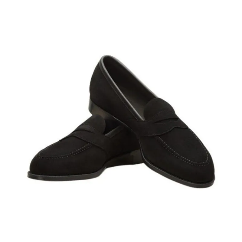 Edward Green 184 Last Loafers Men's Black-3