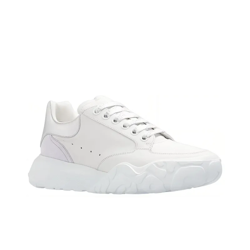 Alexander McQueen Court Trainer 'White Silver' Women's-2
