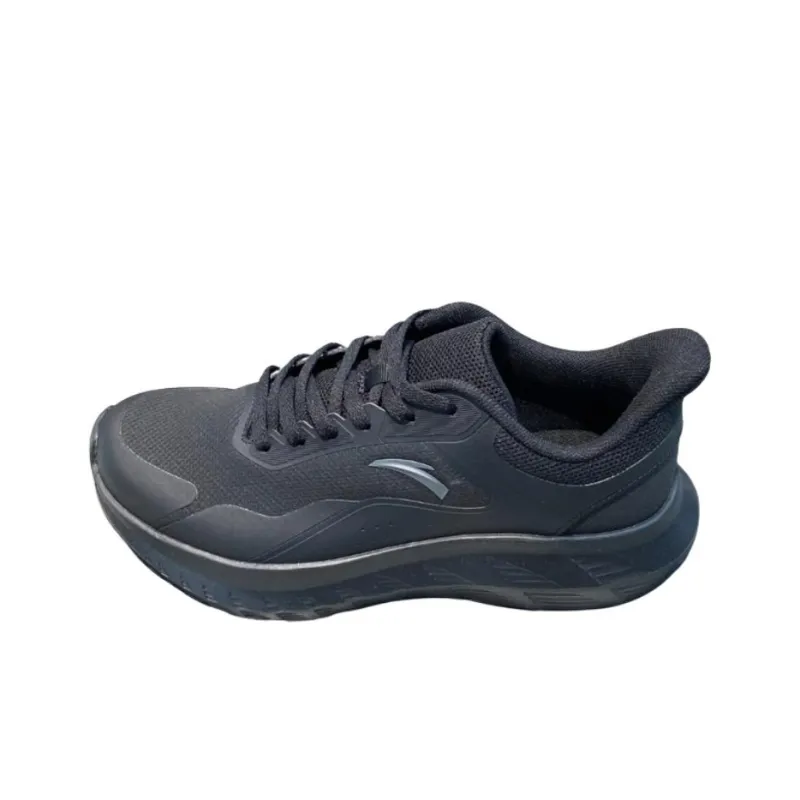Anta Cushioning, Wear Resistant Low Top Running Shoes Men's Black-0