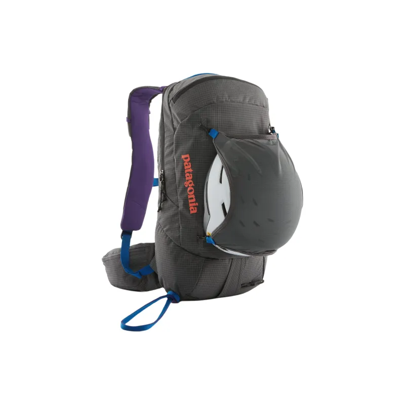 Patagonia Recycled Nylon Outdoor Mountaineering Backpack Unisex Forge Gray-2