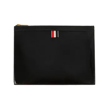 THOM BROWNE· Cow Leather Clutch Men's Black