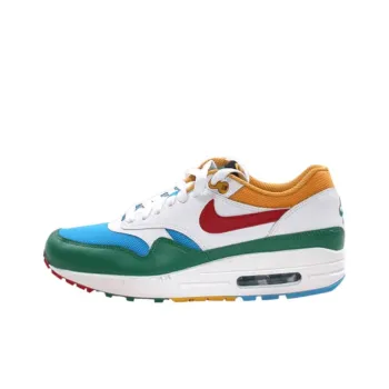 Nike Air Max 1 Anti-Slip Wear-Resistant Low-Top Casual Shoes Women's White