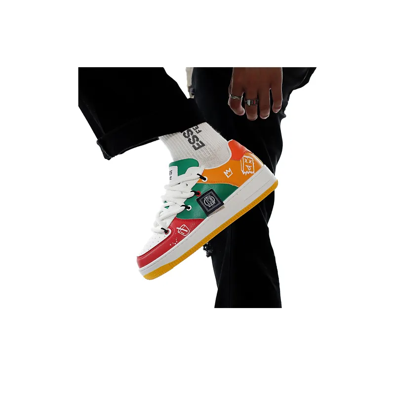 JEANSWEST Anti Slip And Wear Resistant Height Increasing Low Top Skateboard Shoes Unisex-5